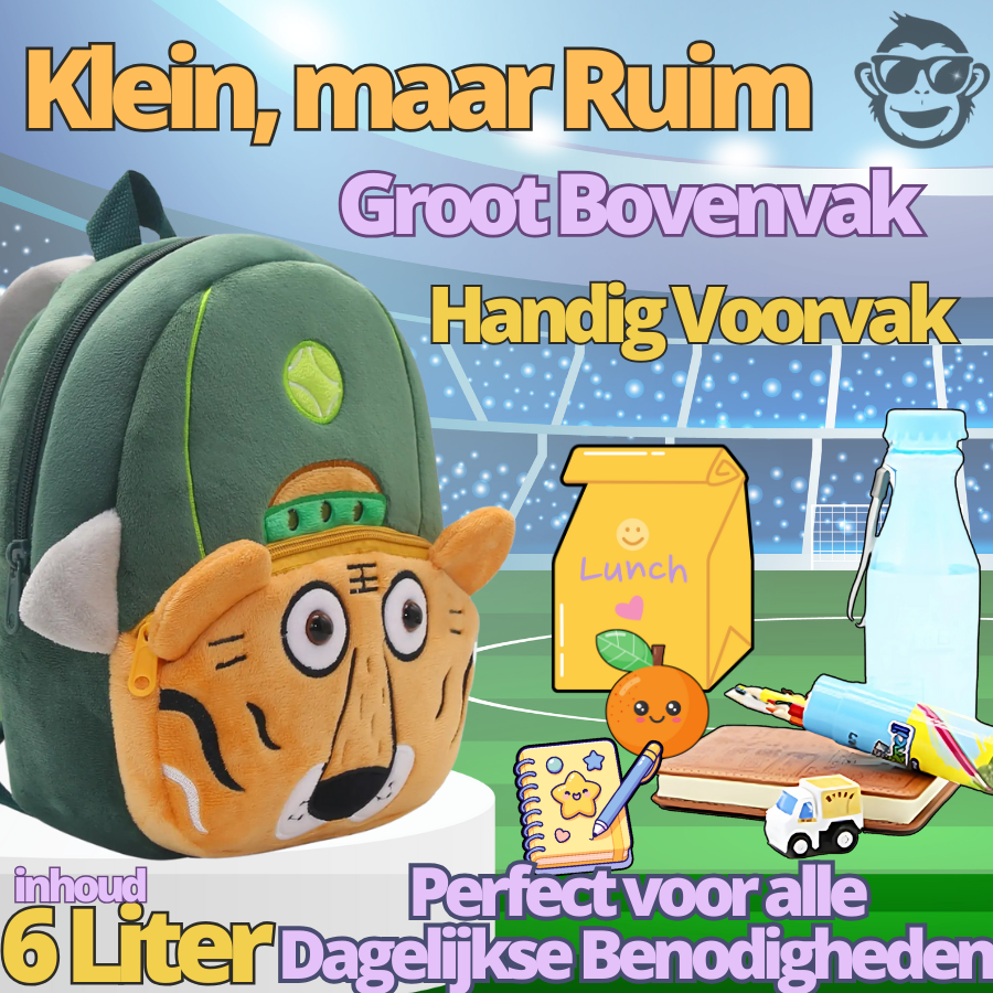 Beer Peuter Rugzak Kinderen tot en met 5 jaar oud Dieren rugtas Boefie Boef