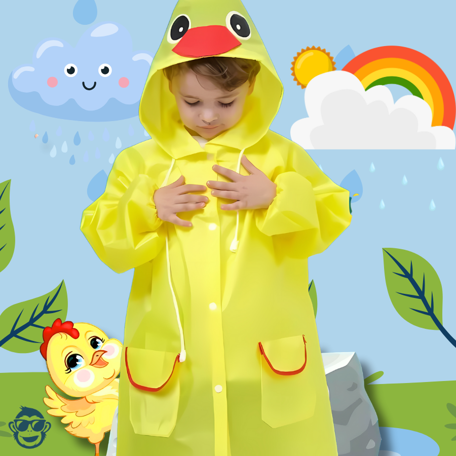 Regenjas geel kind hotsell